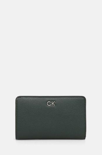 Peňaženka Calvin Klein dámska, zelená farba, K60K612681