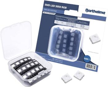 Barthelme  sada SMD LED, viacfarebná  5050 RGB 300 mcd, 1200 mcd, 450 mcd 120 ° 60 mA 2 V, 3 V, 3 V 100 ks Bulk