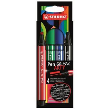 STABILO Pen 68 MAX - ARTY - 4 ks (4006381589994)