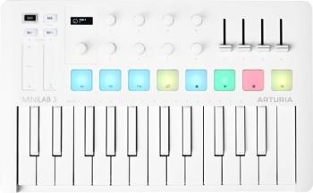 Arturia MiniLab 3 MIDI keyboard Alpine White