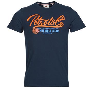 Petrol Industries  Tričká s krátkym rukávom T-Shirt SS Classic Print  Námornícka modrá