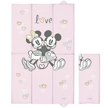 CEBA BABY prebaľovacia podložka cestovná 50 × 80 cm, Disney Minnie & Mickey Pink (5907672336831)