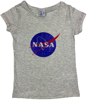 EPlus Dievčenské tričko - NASA sivé Veľkosť - deti: 140