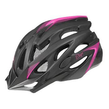 Venus cyklistická helma černá-růžová Velikost oblečení: S-M
