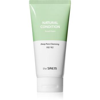 The Saem Natural Condition Scrub Foam exfoliačná čistiaca pena s peelingovým efektom 150 ml