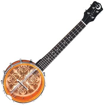 Luna Banjolele Ukulele Breadfruit design