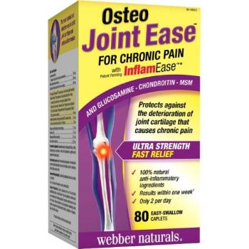 Webber Naturals Osteo Kĺbová podpora pre chronickú bolesť kĺbov 80 tabliet