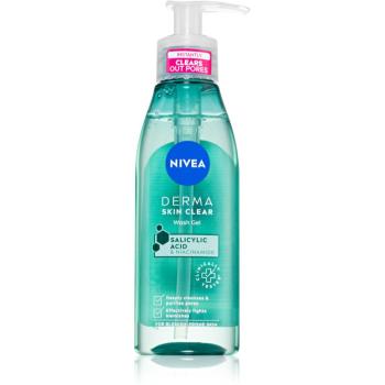 Nivea Derma Skin Clear čistiaci pleťový gél 150 ml