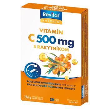 REVITAL Vitamín C 500mg s rakytníkom 30 kapsúl