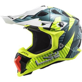 Motokrosová prilba LS2 MX700 Subverter Astro Farba Cobalt H-V Yellow, Veľkosť XL (61-62)