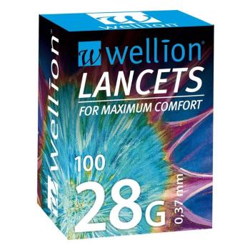 WELLION Lancety 100 kusov, rozbalené