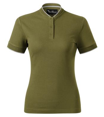 MALFINI Dámska polokošeľa Diamond - Avocado green | XXL