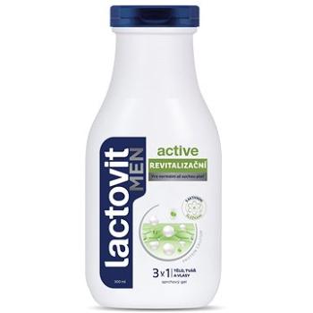 LACTOVIT Men Active revitalizujúci 3 v 1 sprchovací gél 300 ml (8411660420916)