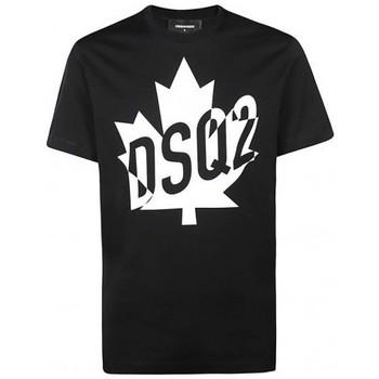 Dsquared  Tričká a polokošele T SHIRT DSQUARED S74GD827  Čierna