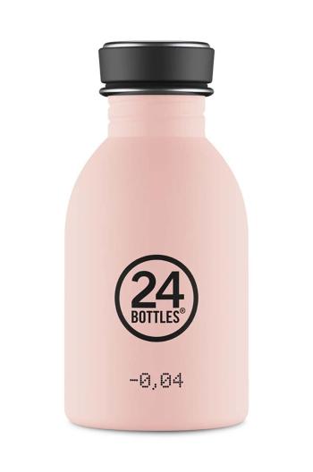 Fľaša na vodu 24bottles Urban Bottle 250ml Dusty Pink ružová farba, Urban.250ml.STONEpink