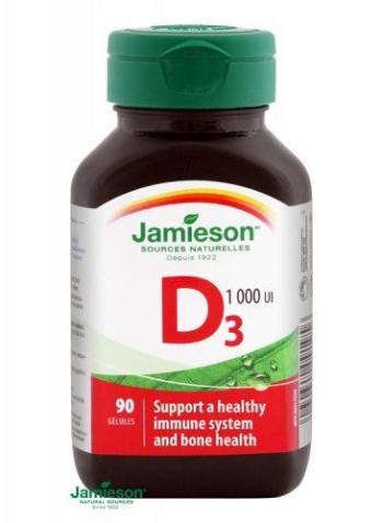 Jamieson Vitamín D3 1000 IU 90 tbl
