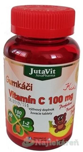 JutaVit Gumkáči Vitamín C 100 mg Kids gumenné medvedíky 60 tabliet