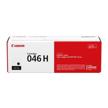 Canon originál toner 046HBK, black, 6300str., 1254C002, high capacity, Canon LBP654Cx, 653Cdw, MFP735Cx, 634Cdw, 632Cdw, O, čierna