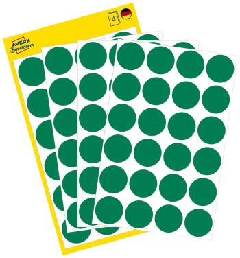 Avery-Zweckform 3006 popisovače etikiet Ø 18 mm zelená 96 ks permanentné papier