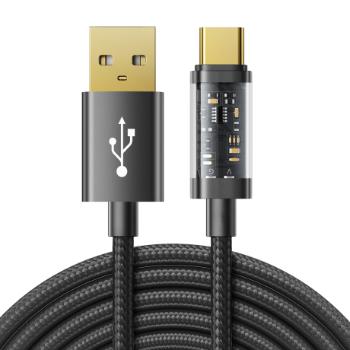 Joyroom Fast Charging kábel USB / USB-C 3A 2m, čierny (S-UC027A20)