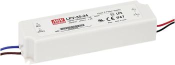 Mean Well LPV-35-15 napájací zdroj pre LED  konštantné napätie 36 W 0 - 2.4 A 15 V/DC bez možnosti stmievania, ochrana p
