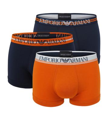 EMPORIO ARMANI - boxerky 3PACK stretch cotton fashion ocra Armani logo - limited edition-XXL (98-102 cm)