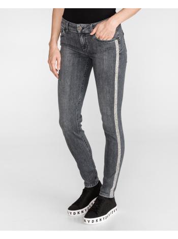 Slim fit pre ženy Liu Jo - sivá