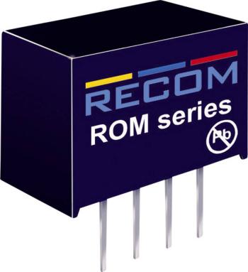 RECOM ROM-1212S DC / DC menič napätia, DPS 12 V/DC 12 V/DC 83 mA 1 W Počet výstupov: 1 x