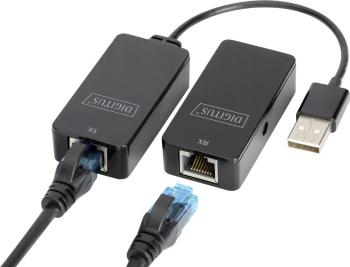 Digitus USB 2.0, počítač, myš, sieťový, notebook, klávesnica / myš adaptér [1x USB 2.0 zásuvka A, USB 2.0 zástrčka A - 2