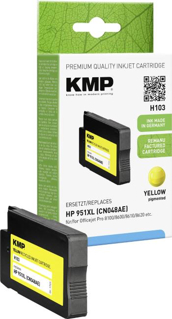 KMP Ink náhradný HP 951XL kompatibilná  žltá H103 1723,4009
