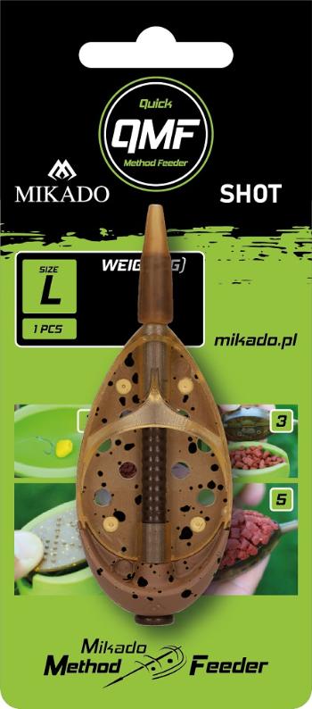 Mikado krmítko method feeder shot q.m.f. system l 1ks - 20 g