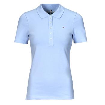 Tommy Hilfiger  1985 SLIM PIQUE POLO SS  Polokošele s krátkym rukávom Modrá