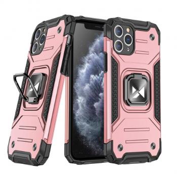 MG Ring Armor plastový kryt na iPhone 11 Pro, ružový