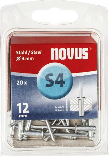 Novus 103737600 slepý nit (Ø x d) 4 mm x 12 mm  ocel ocel   20 ks