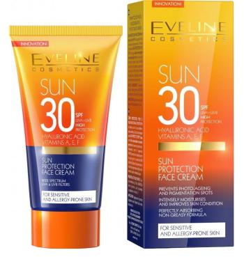 EVELINE COSMETICS SunCare Ochranný krém na tvár SPF30, 50 ml