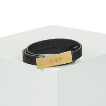 Lauren Ralph Lauren  NEW PLAQUE-BELT-SKINNY  Opasky Čierna