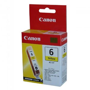 CANON BCI-6 Y - originálna cartridge, žltá, 13ml