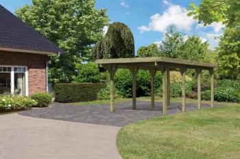 Drevený prístrešok / carport CLASSIC 2A Lanitplast