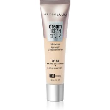 Maybelline Dream Urban Cover vysoko krycí make-up odtieň 116 Sesame 30 ml