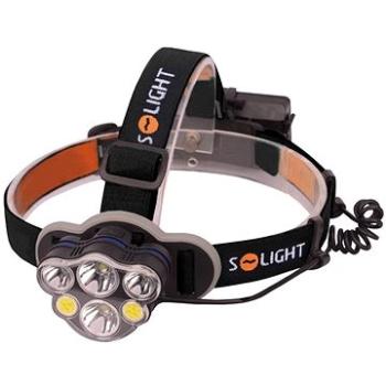 Solight LED čelové nabíjacie svietidlo 550 lm Li-Ion USB (8592718028442)