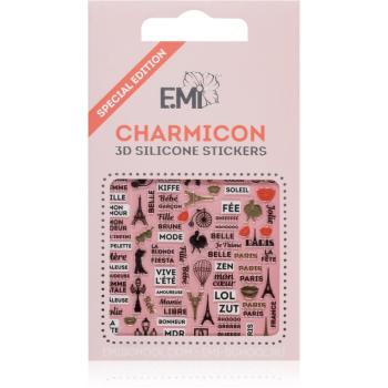 emi Charmicon France nálepky na nechty 3D 1 ks