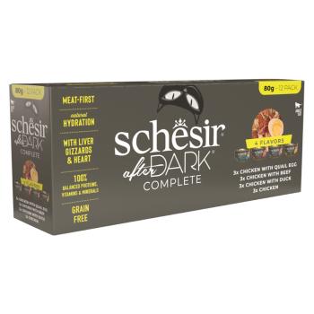 SCHESIR After Dark Wholefood Variety konzerva pre mačky 12 x 80 g