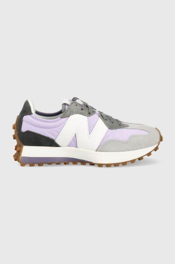 Tenisky New Balance WS327TA fialová farba