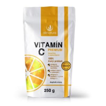 ALLNATURE Vitamín C prášok Premium 250 dávok