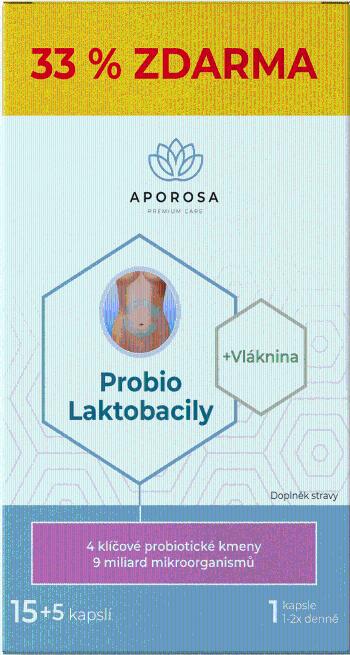 Aporosa Probio Laktobacily 33 % ZADARMO 20 kapsúl