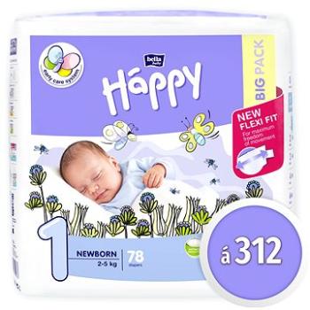 BELLA Baby Happy New Born veľkosť 1 (312 ks)