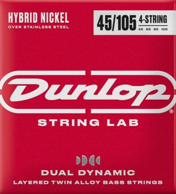 Dunlop DBHYN45105 String Lab Hybrid Nickel Struny pre basgitaru