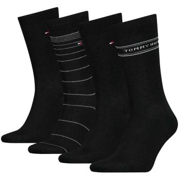 Tommy Hilfiger  Four Pack Socks Gift Tin Set Black  Ponožky Čierna