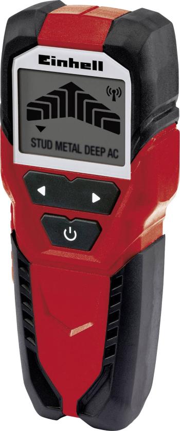 Einhell detektor  TC-MD 50 2270090  Druh materiálu dreva, káble vedúce napätie, železných kovov, neželezných kovov