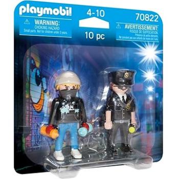 Playmobil DuoPack Policajt a sprejer (4008789708229)